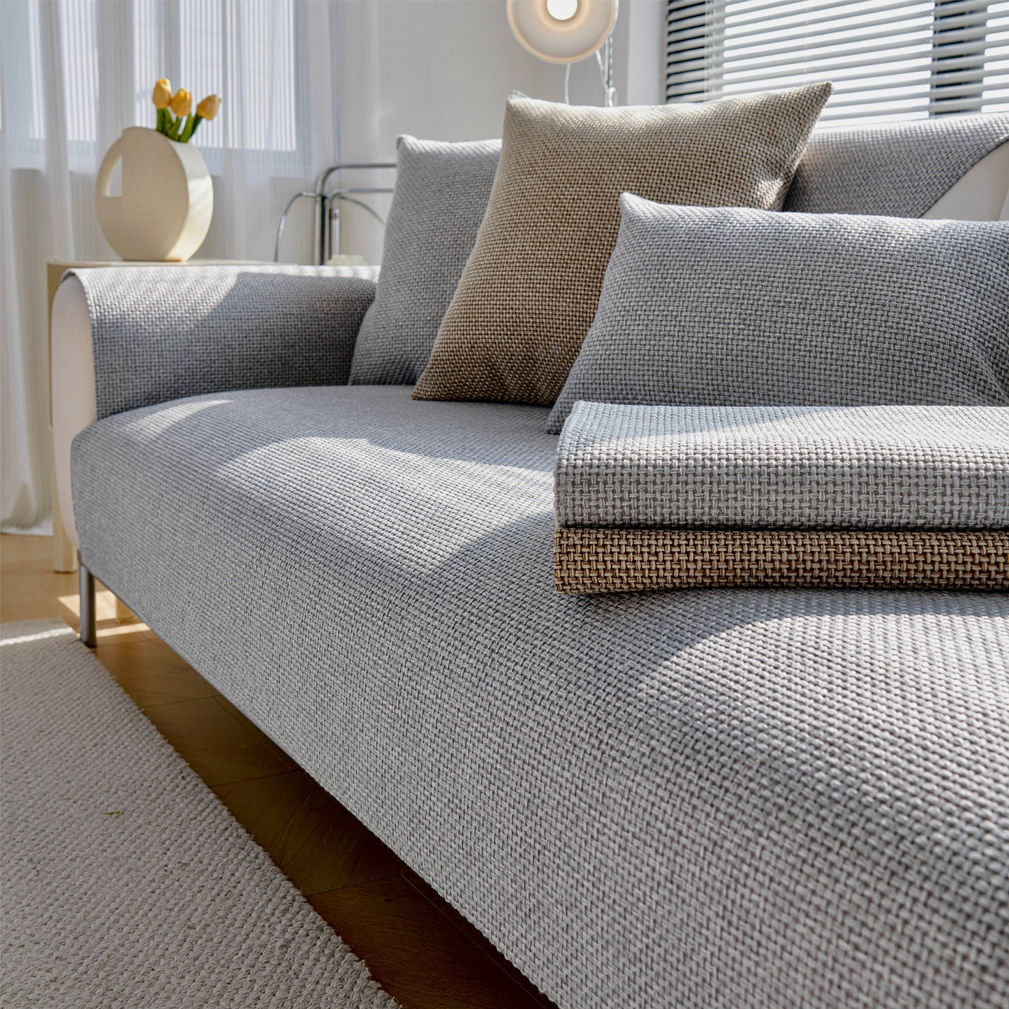 GLIZM Sofa Cover™ — Wrinkle-Free Comfort That Clings So You Can Relax in Style