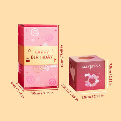 Pop-Up Cube Box™ — Skap uforglemmelig glede og eksplosiv feiring med hver gave