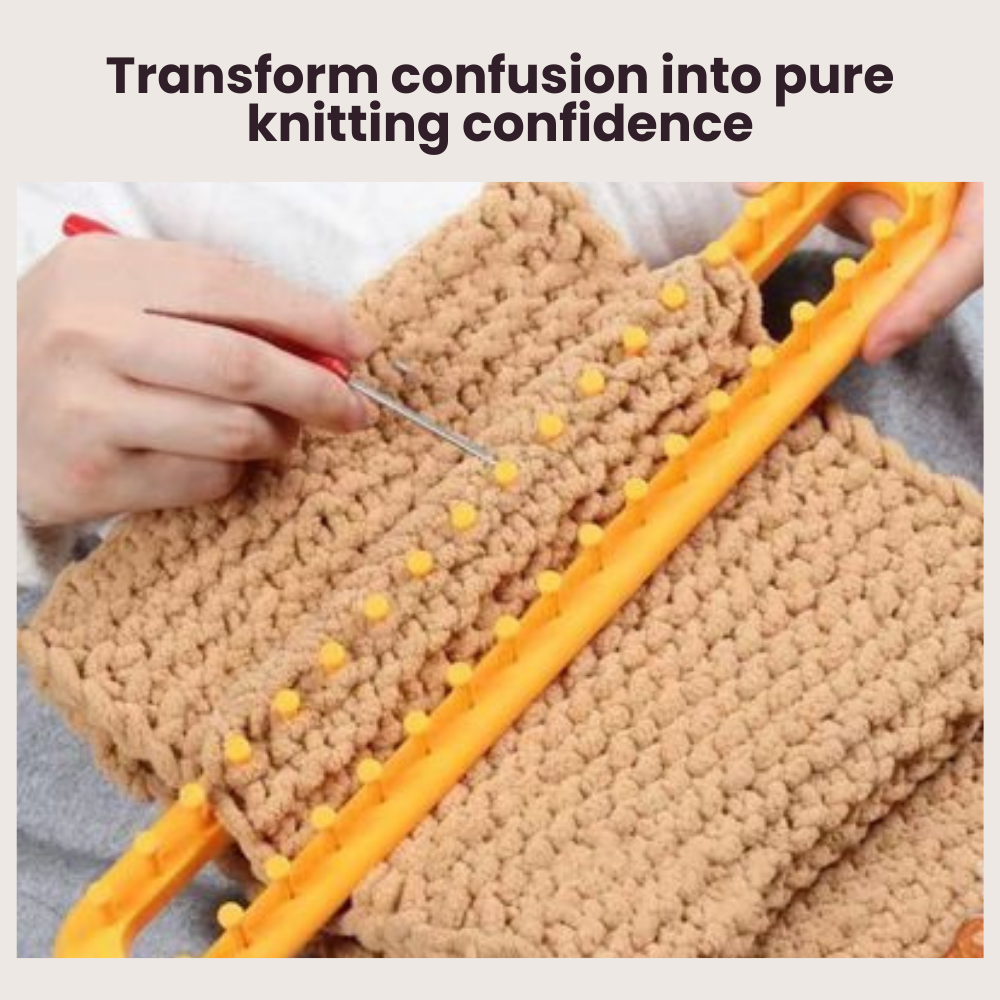 WrapAura™ — Turn Yarn Into Stunning Knits Instantly Without Needles or Hassle