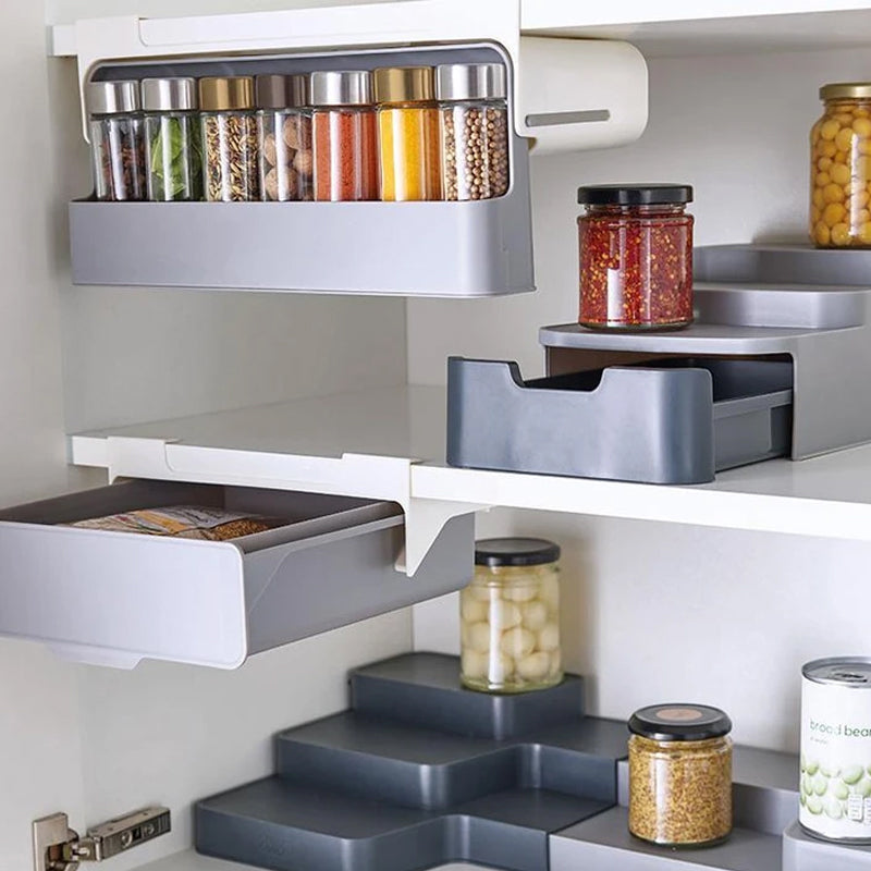 Under-Shelf Spice Organizer™ — Ta kontroll over kjøkkenkaoset og få tak i smak raskt