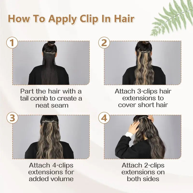 LuxeLoom™ Clip-In Hair Extensions — Vapauta katseenvangitseva väri ja itsevarmuus sekunneissa