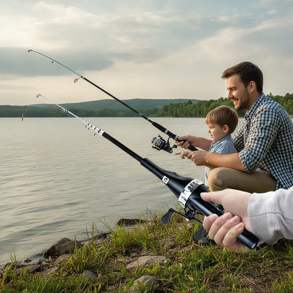 Castro™ Foldable Telescopic Fishing Rod