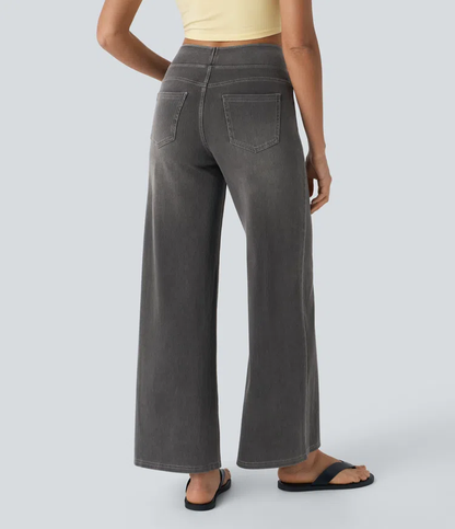 High-Waisted Wide Leg Jeans™ — Unlock All-Day Confidence and Freedom in Every Step