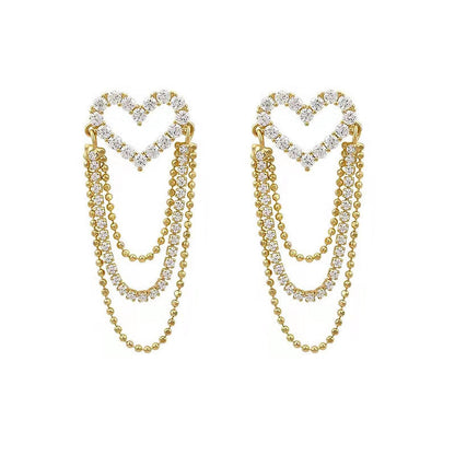 Zylox - Limited time offer🔥Love Tassel Multi-layer Chain Hot-selling Earrings