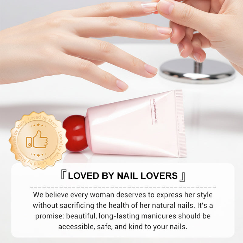 Gelura — Transparent Adhesive Patch Gel for Press-On Nails