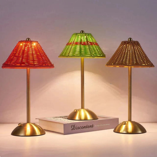 Rattan Lampe™ — Umschließe Deine Welt überall mit gemütlicher, kabelloser Wärme