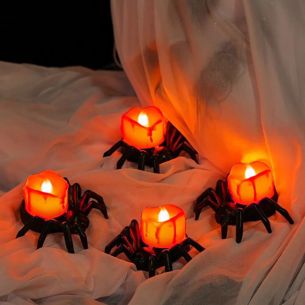 Shadow-Casting Spider Lights™ — Create a Safe, Irresistible Halloween Glow That Haunts Every Corner