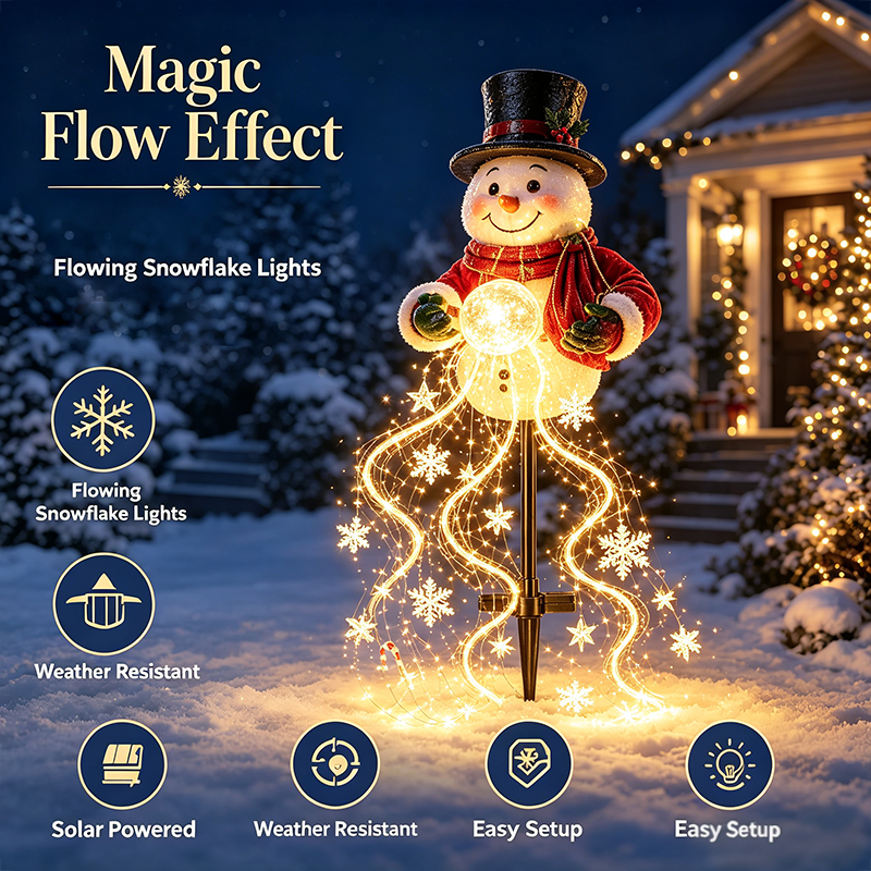 Luz de jardim de Natal com LEDs em movimento Merrypour™