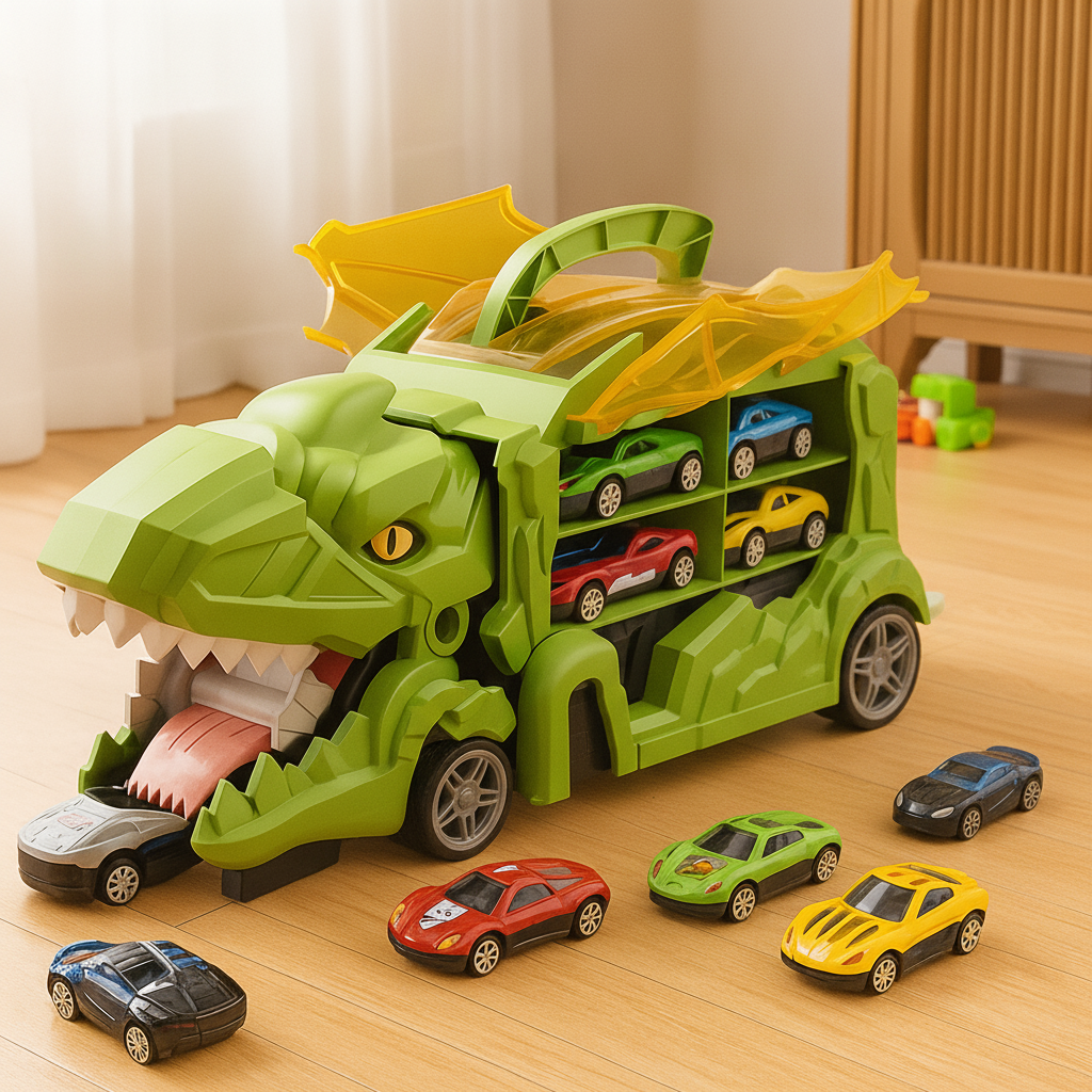 Dinoroll™ Dinosaur Car Transport Truck