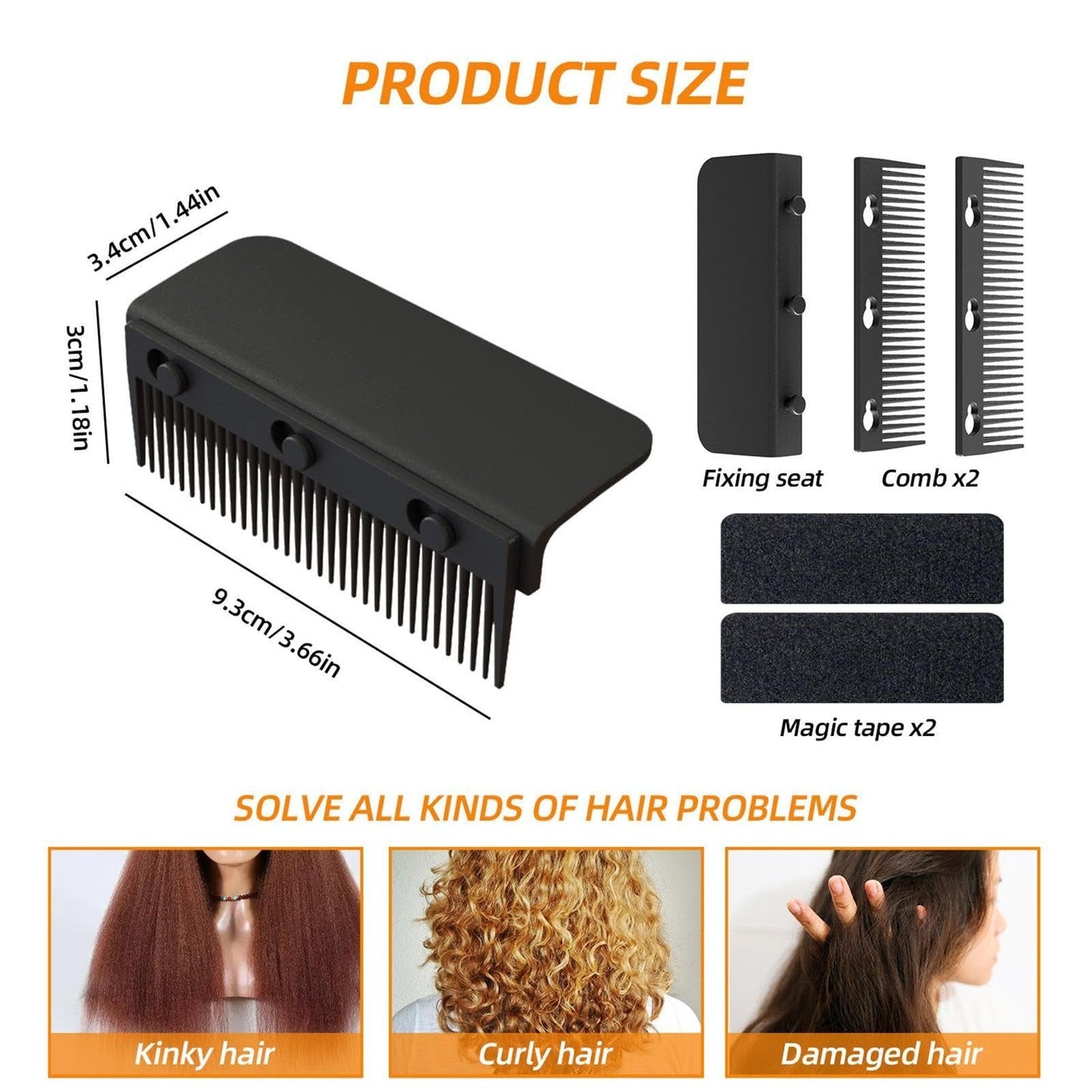 Glidex™ Pro Comb — Muuta mikä tahansa suoristin ajan säästäväksi kiilto koneeksi