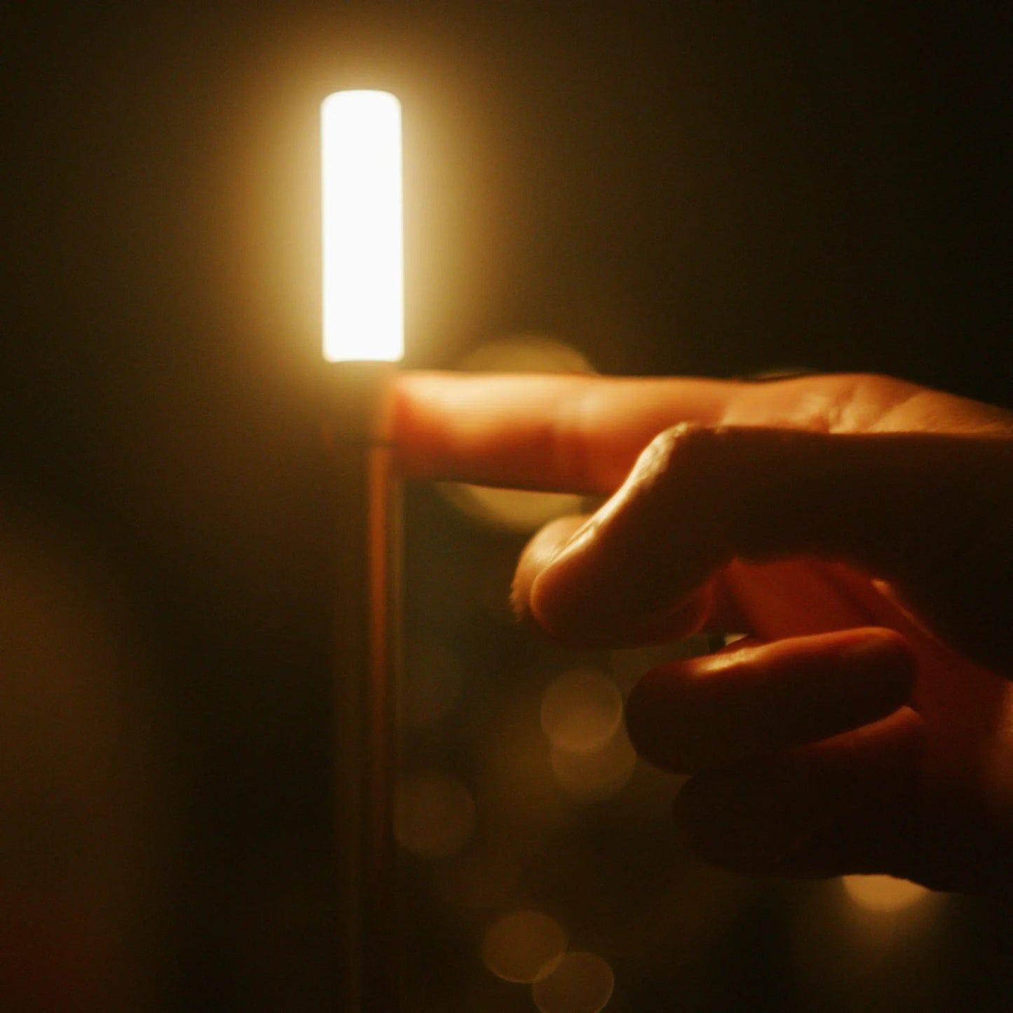 Lumiri Candlestick Lamp — Scandinavian Touch Lamp with Adjustable Brightness