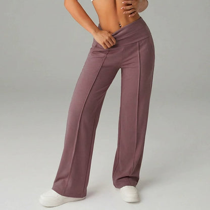 💗LETZTER TAG VERKAUF 50% RABATT⚡50K+ VERKAUFT💕Vionex Damen Schlichte Lockere Gerade Hose