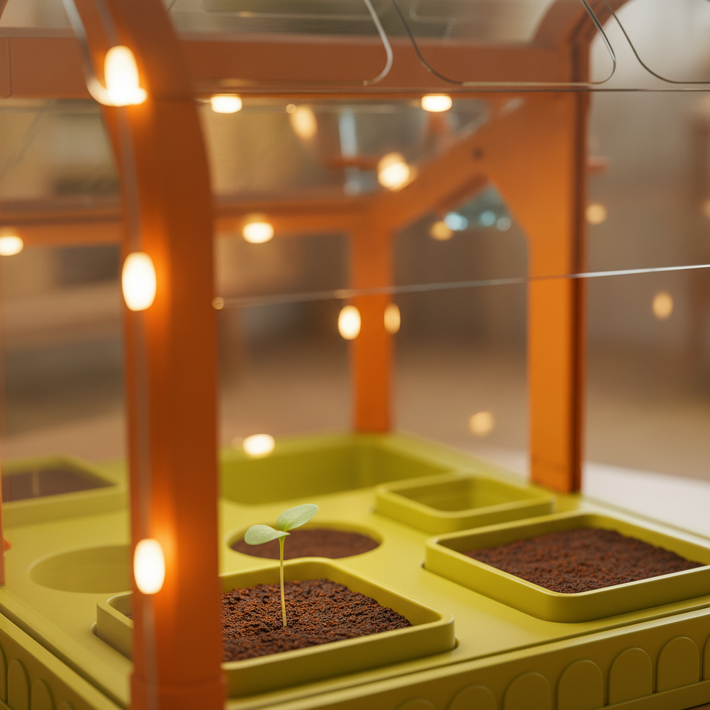 Sprouty™ LED-es üvegházi növénytermesztő készlet gyerekeknek