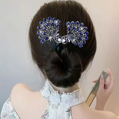 LuxePeacock™ Hair Clip — Imposiez-vous dans chaque pièce avec un glamour vintage sans effort et une confiance inébranlable