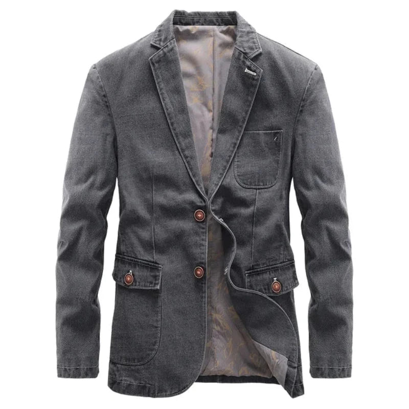 SteelForge™ Jakke — Erobre uovervinnelig selvtillit i robust, tidløs denim