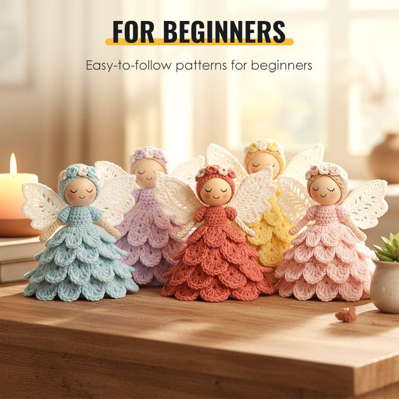 Crochet Angel Ornaments Kit™ — Create Heartwarming Holiday Magic with Effortless Beauty