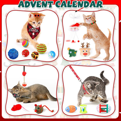 Zephyr Kitten Advent Calendar — Cat Toy Set for Holiday Play