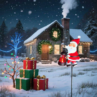 Liora — Solar-Powered Santa Garden Stake Light with Auto Sensor