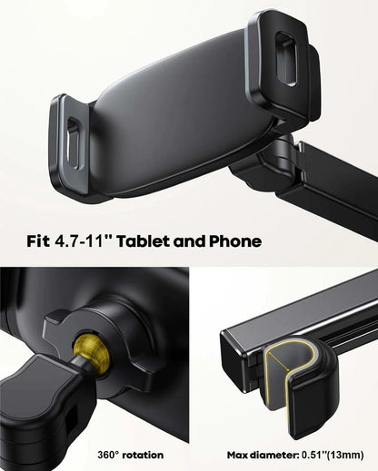 Support tablette voiture Veltor — Support réglable pour appuie-tête pour tablettes de 4,7 à 11 pouces