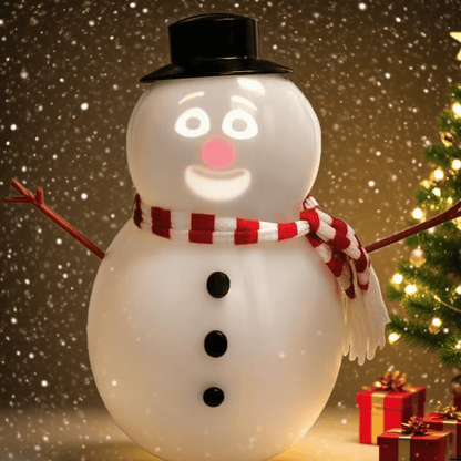 Nivren Snowtalker — Διαδραστικός Κινούμενος Χιονάνθρωπος με Προβολέα και Ηχείο