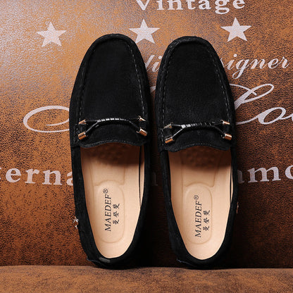Velaro — Premium Suede Loafers with Cushioned Comfort and Metallic Accents