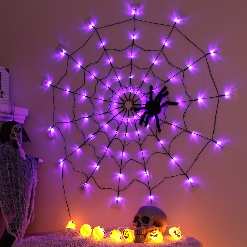 BlazingGlowSpiderWeb™ — Ανάψτε Ανατριχιαστικές Εμφανίσεις που Σαγηνεύουν Κάθε Μάτι