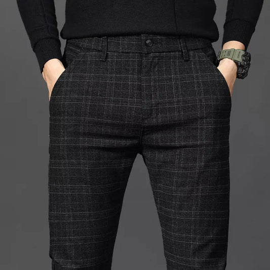 Checked Trousers™ — Sculpt Your Power Look and Own Every Room Effortlessly