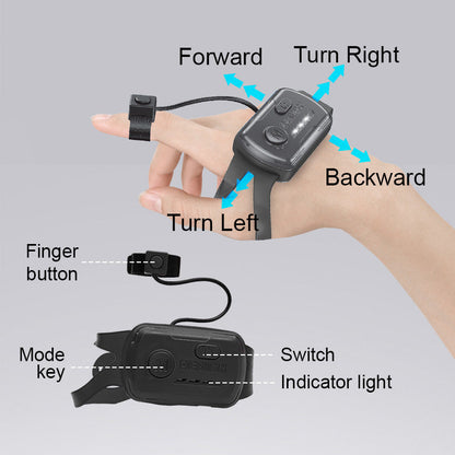 Rylo Stunt Dog Car — Gesture-Controlled Remote Toy with LED Lights