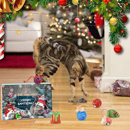 Christmas Countdown Cat Toys Advent Calendar 18$ TODAY ONLY