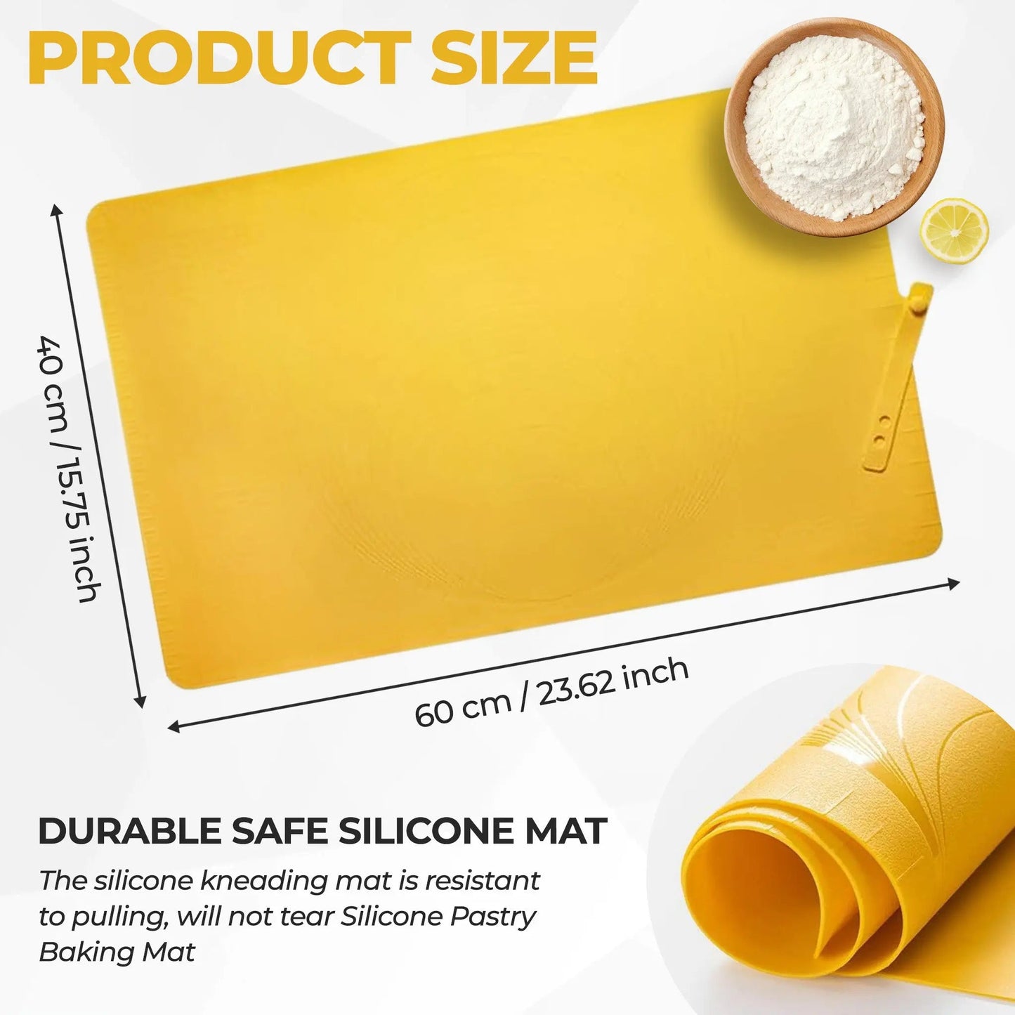 FlexiBake™ Mat — Master Every Bake with a Spotless, Stress-Free Surface