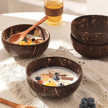 Coconut Shell & Wood Sets™ — Own the Wild, Eco-Chic Statement That Commands Every Table