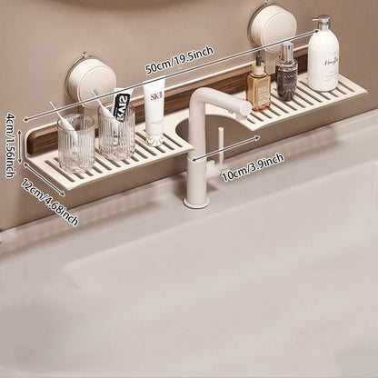 Walnut Faucet Storage Rack™ — Enkel styrke og plettfri orden på sekunder