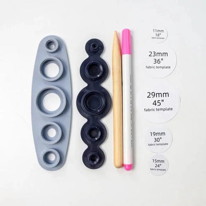 VelloCraft OneTouch — Kit compatto per realizzare bottoni con copertura automatica per lavori creativi