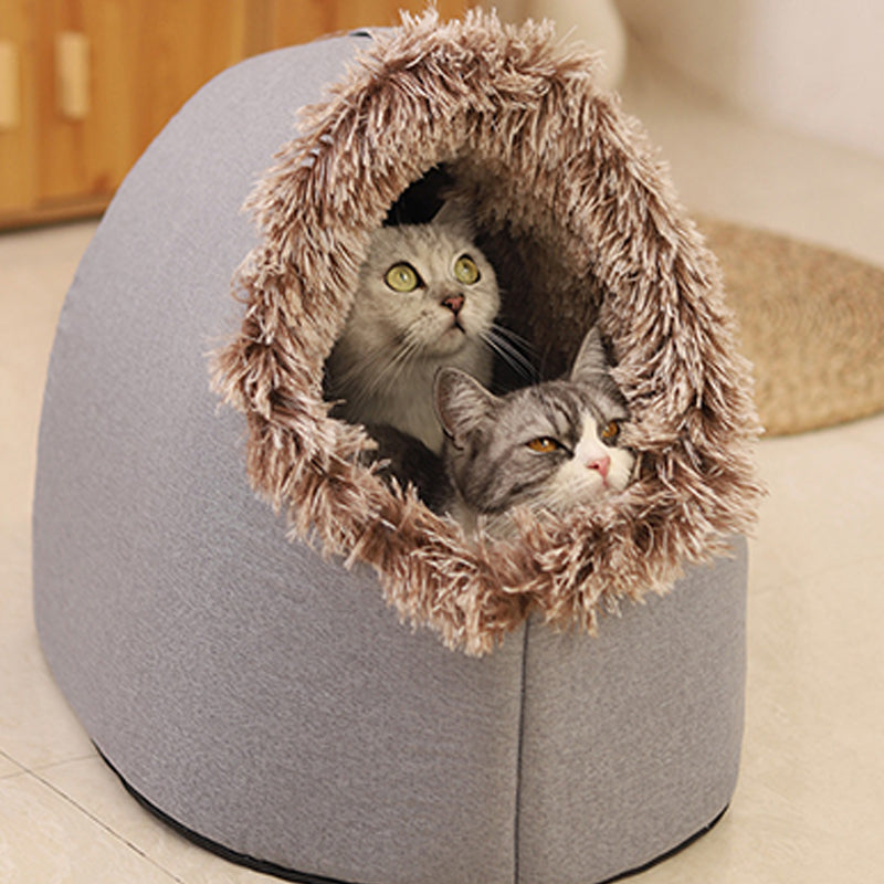 Insulated Pet Cave Bed™ — Η Απόλυτη Ζεστή Φωλιά που το Κατοικίδιό σας θα Λαχταρά να Χαλαρώσει