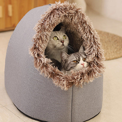 Insulated Pet Cave Bed™ — Η Απόλυτη Ζεστή Φωλιά που το Κατοικίδιό σας θα Λαχταρά να Χαλαρώσει