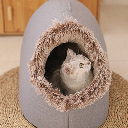 Insulated Pet Cave Bed™ — Η Απόλυτη Ζεστή Φωλιά που το Κατοικίδιό σας θα Λαχταρά να Χαλαρώσει