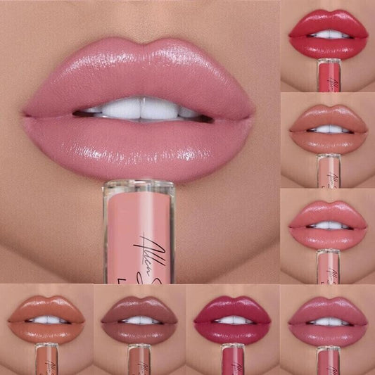 12 Color Cream Texture Lipstick Waterproof.