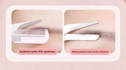 Liora — Ensemble de 3 taille-sourcils en acier inoxydable pour un toilettage précis
