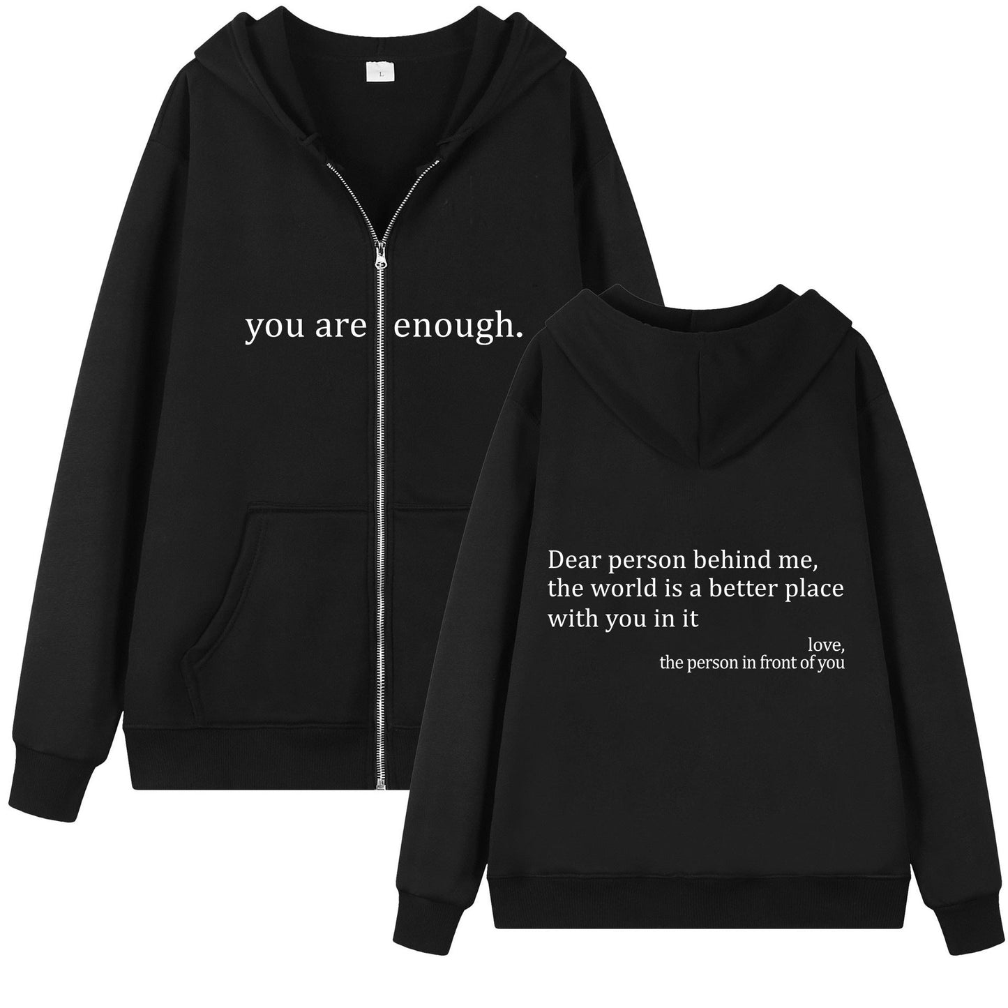 HeartSpeak™ — Emotional Zipper Hoodie for Comfort & Meaning