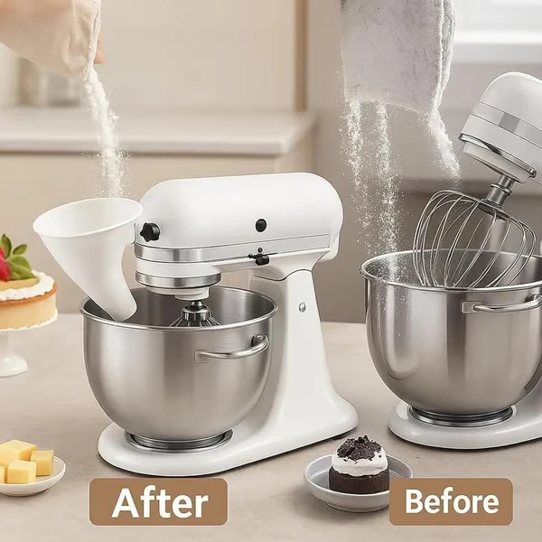 GlideFlow™ Precision Funnel — Stop Messes, Pour Perfectly, Bake Like a Pro Every Time