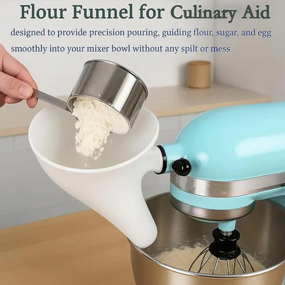 GlideFlow™ Precision Funnel — Stop Messes, Pour Perfectly, Bake Like a Pro Every Time