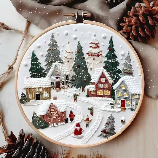 Holiday Village™ — Create Cozy, Jaw-Dropping Festive Magic with Every Stitch