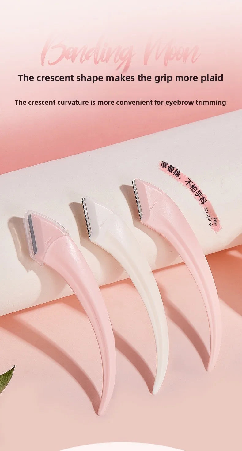 Liora — Ensemble de 3 taille-sourcils en acier inoxydable pour un toilettage précis