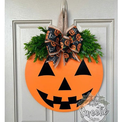 12 Wooden Pumpkin & Ghost Door Hanger™ — Transform Your Entrance into an Unforgettable Halloween Showstopper