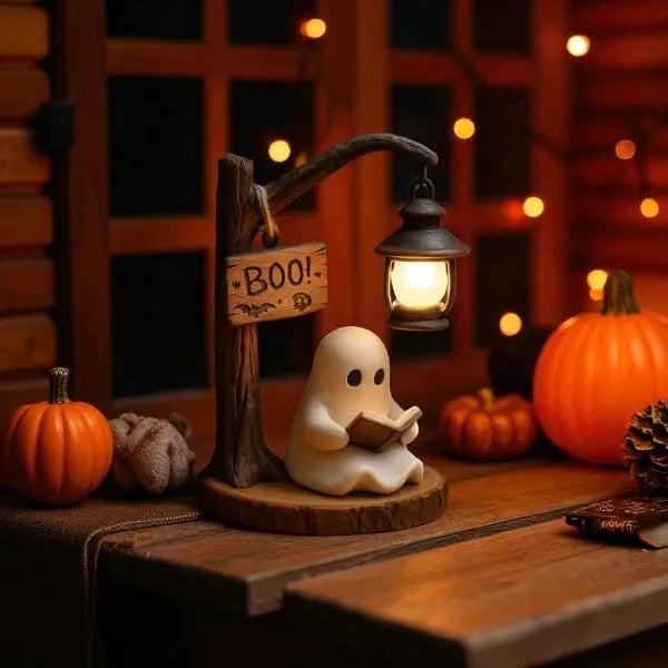 Ghost Reading Lantern™ — Enchant Your Space with Cozy, Captivating Haunts