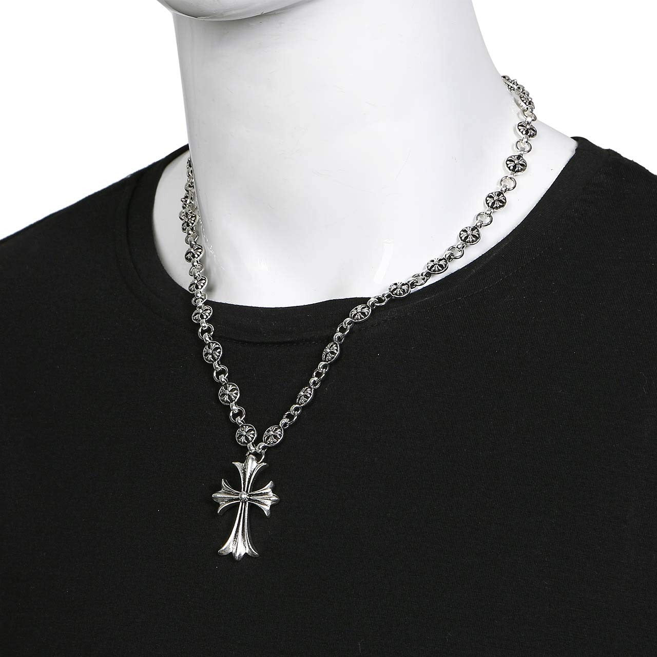 Chrome Cross Necklace 20$ TODAY ONLY