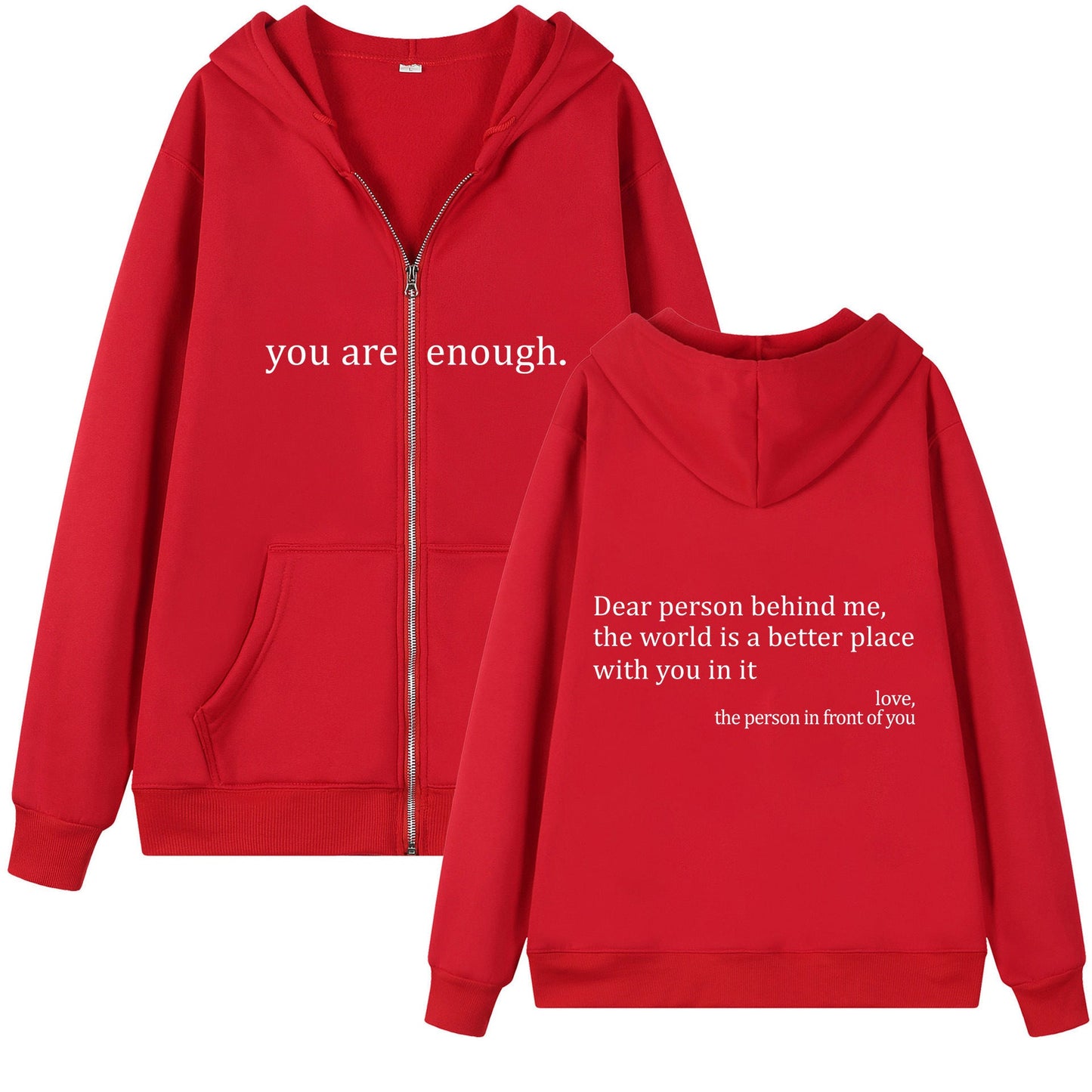 HeartSpeak™ — Emotional Zipper Hoodie for Comfort & Meaning