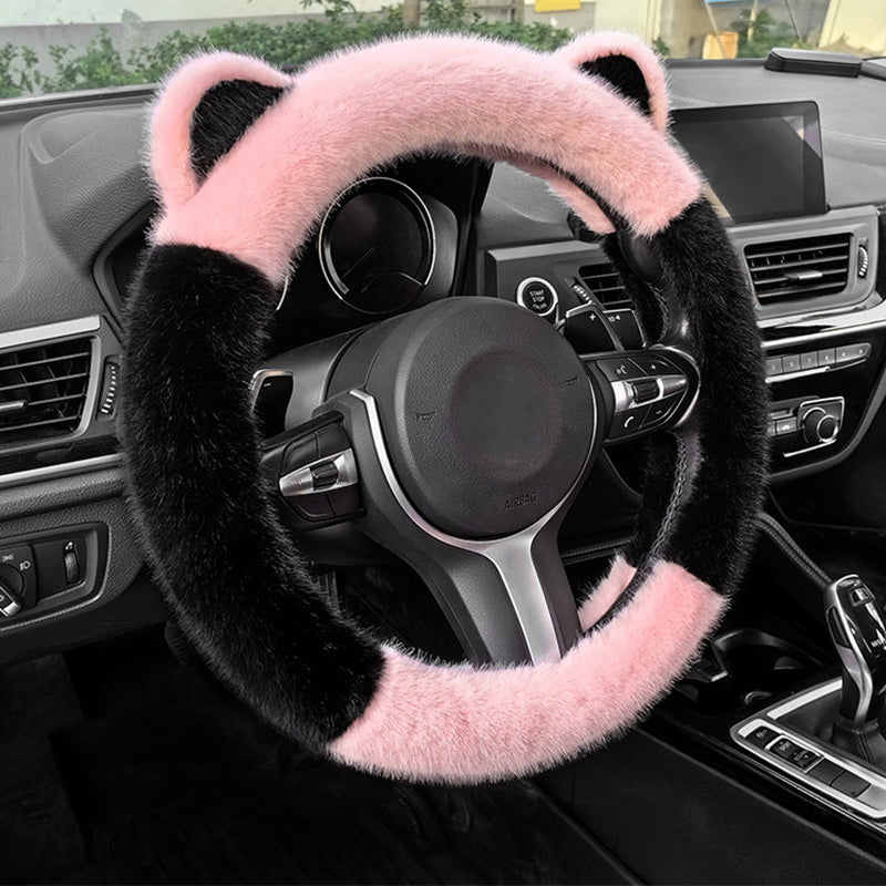 Plush Cat Ear Steering Cover™ — Gjør grepet ditt koselig, styr veien med stil og selvtillit
