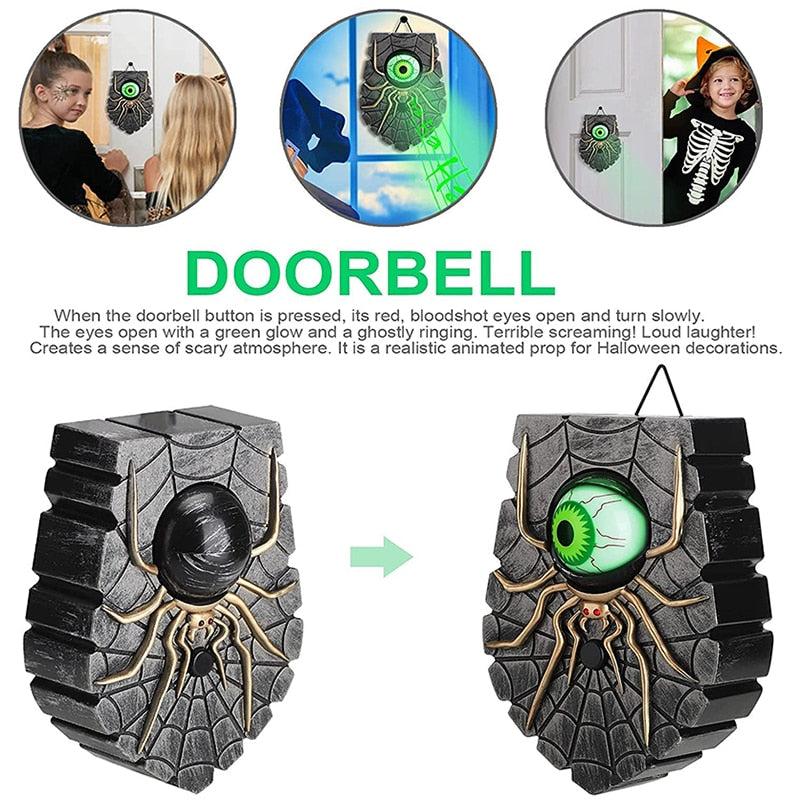 CreepuBell™ — Zamroź Każdego Gościa Przerażającym Spojrzeniem i Krzykami Mrożącymi Krew w Żyłach