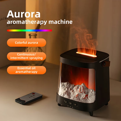 AuroMist™ — Difusor de Luz Aurora 4 em 1 para Calma e Clareza